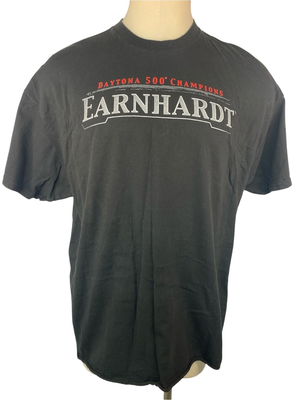 Chase Authentics Earnhardt Daytona 500 Champions Black Graphic T-Shirt Men’s XL
